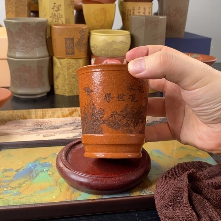 茶杯紫砂紫砂茶具