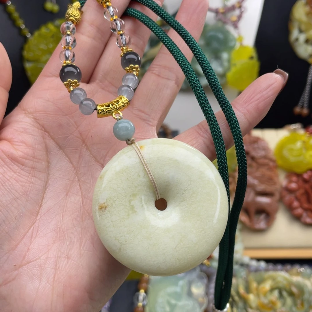 未镶嵌岫玉项链888