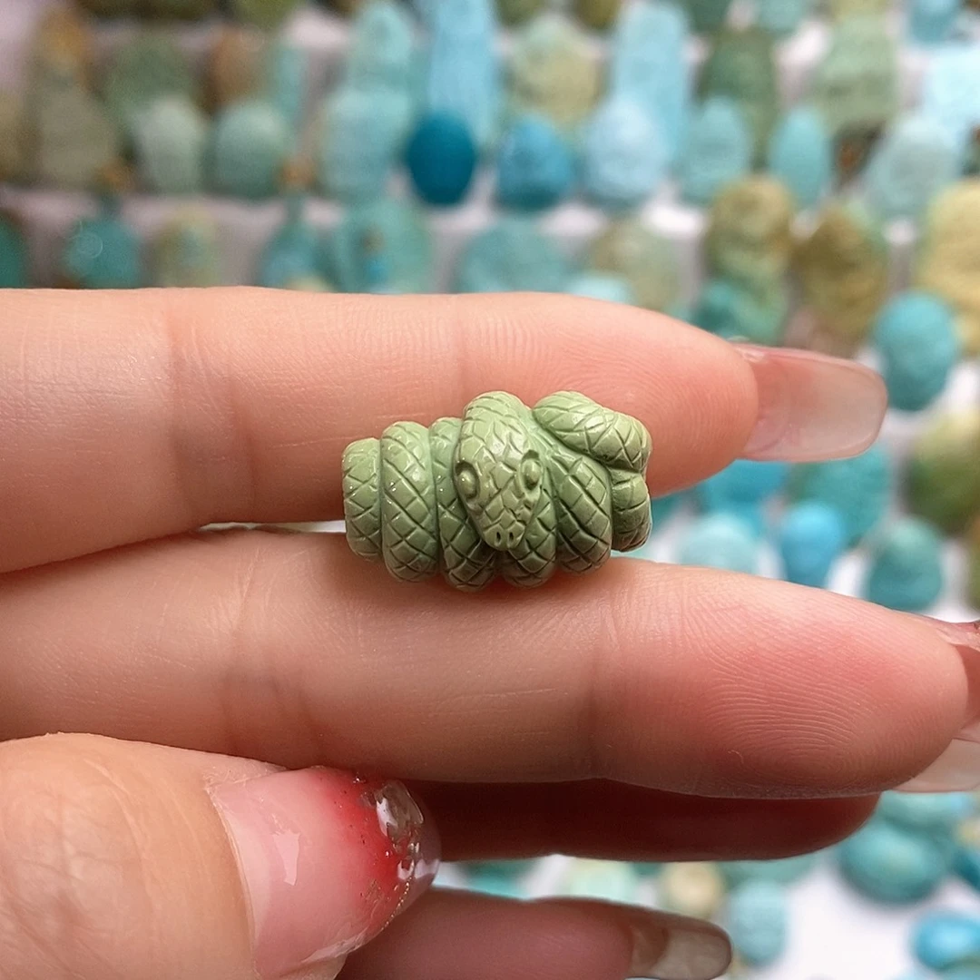 绿松石未镶嵌绿松石潇***静