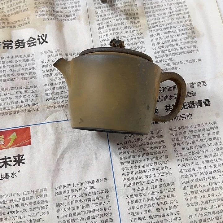 紫砂茶壶坭兴陶龙窑柴烧大寺