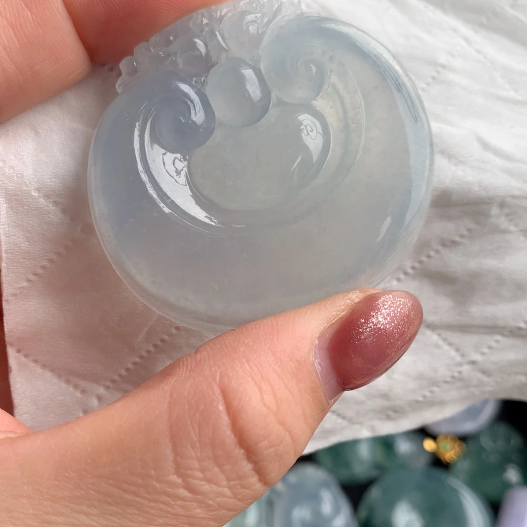 翡翠未镶嵌吊坠(不含链)翡翠