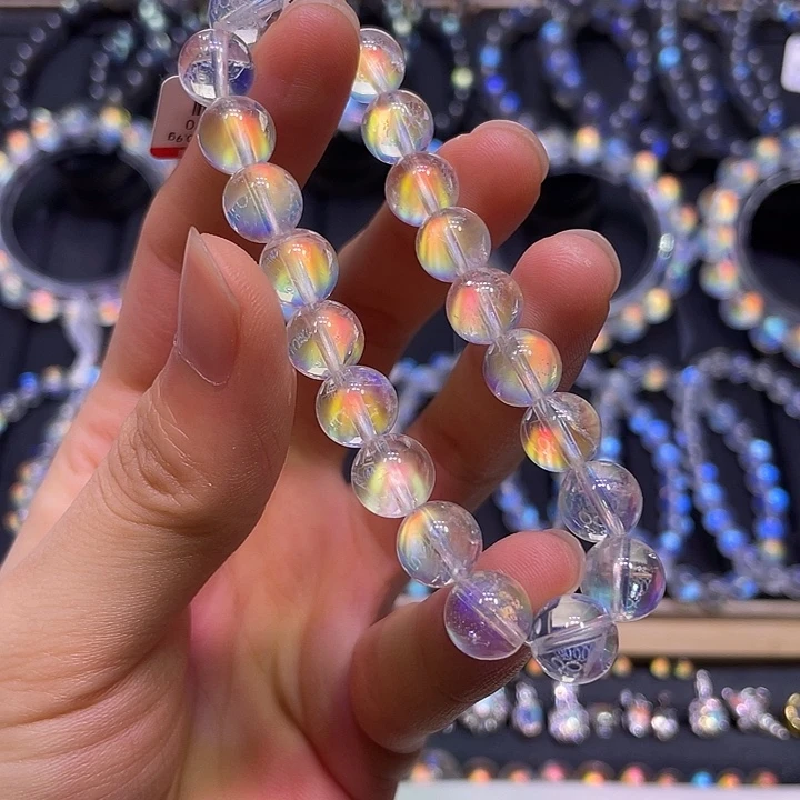 未镶嵌手链月光石精穿毕业级马岛彩月9