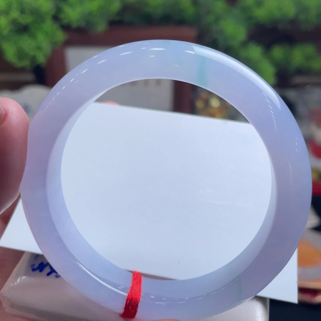 翡翠未镶嵌手镯57.4粉黛佳人 强推 包容大漏