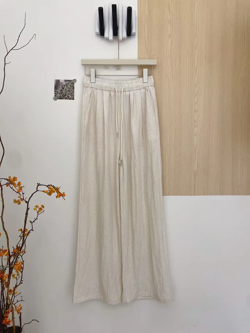 01660 韩系百搭高腰休闲裤