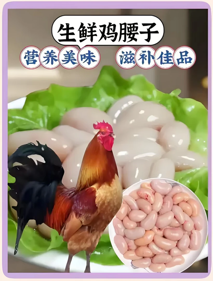 新鲜鸡腰子公鸡春鸡子公鸡蛋冷链直发包新鲜