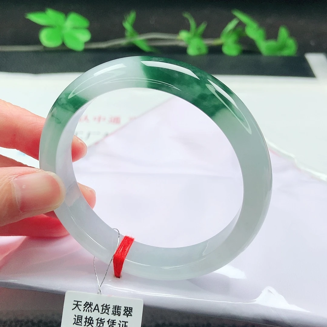 未镶嵌手镯翡翠57圈