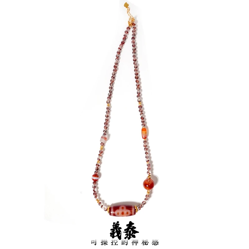 【印象吉祥】红肉五闪项链（多样性发其一）