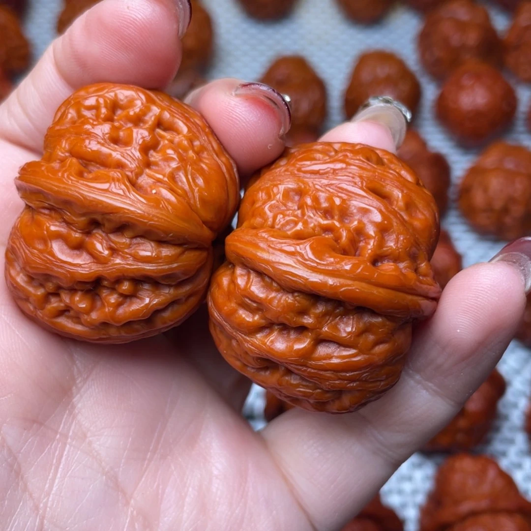 桃核吊坠文玩核桃 手把件 元宝 40