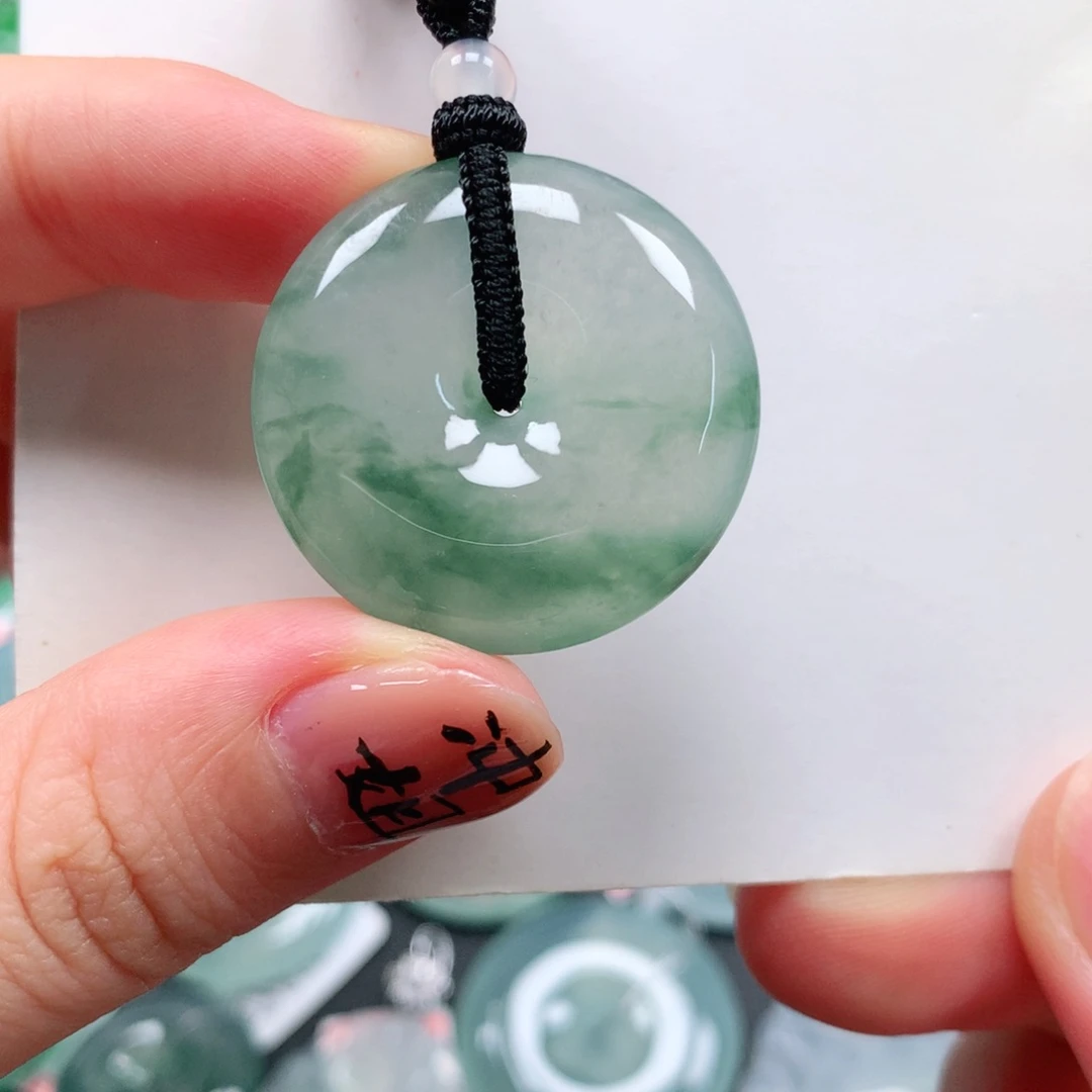 颈饰未镶嵌翡翠天然翡翠