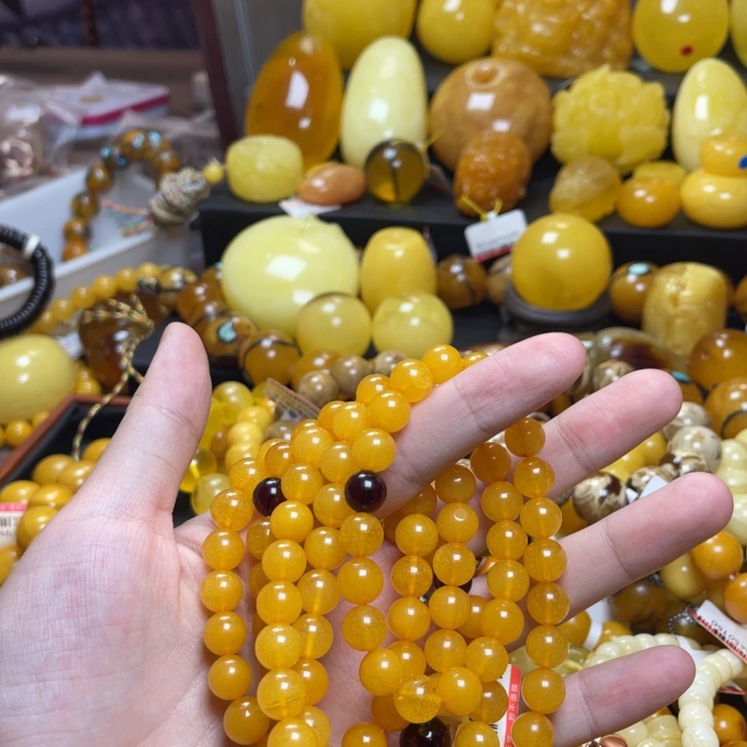 琥珀未镶嵌珠宝奇石