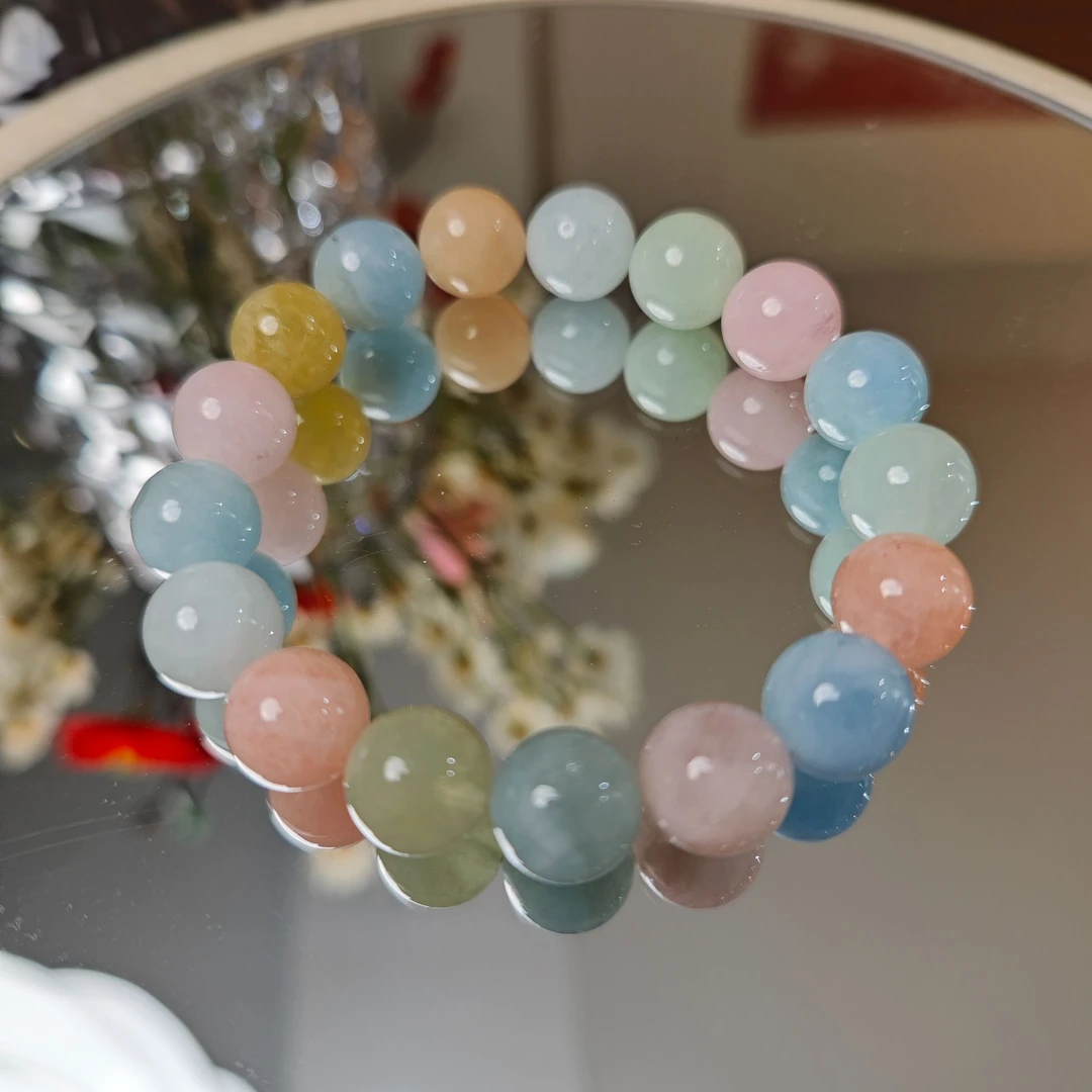 DL2098摩根石素圈手链-12