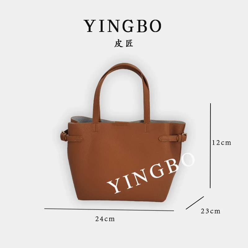 【英柏甄选】RC-25462-金棕 然与纯小众设计感时尚单肩百搭女包