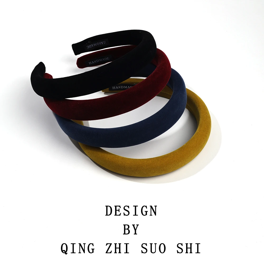 少女风少女女复古风头箍发箍日韩网红法式丝绒秋冬轻奢风气质百搭