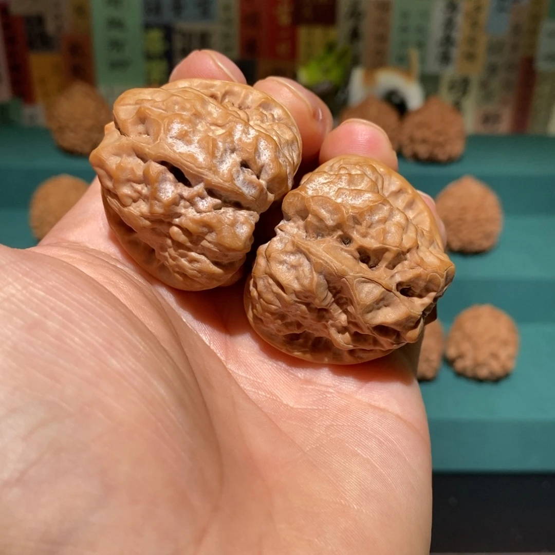 美****把件文玩核桃三角蛙