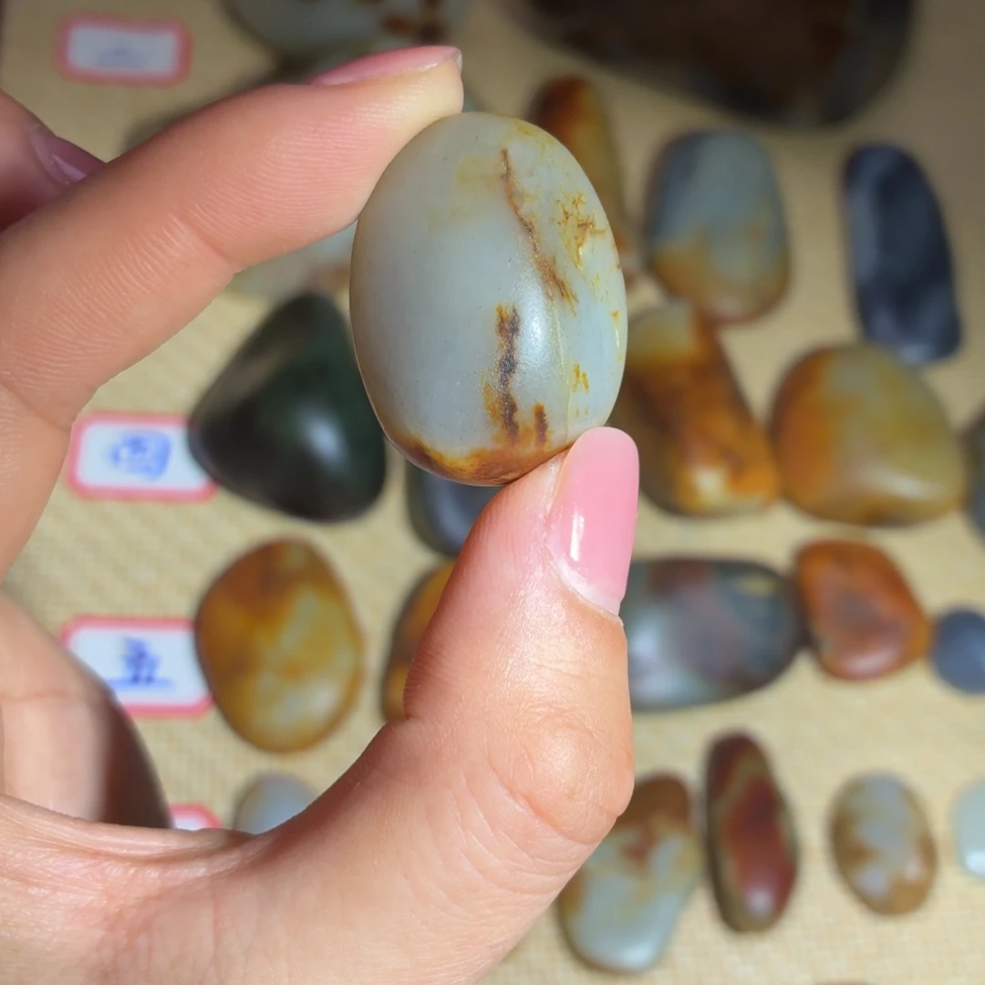 和田玉未镶嵌挂件24g