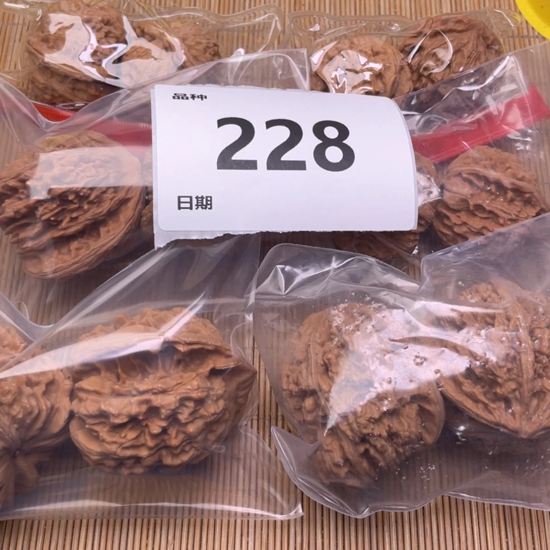 文玩核桃把件228号6对带练手粗筋