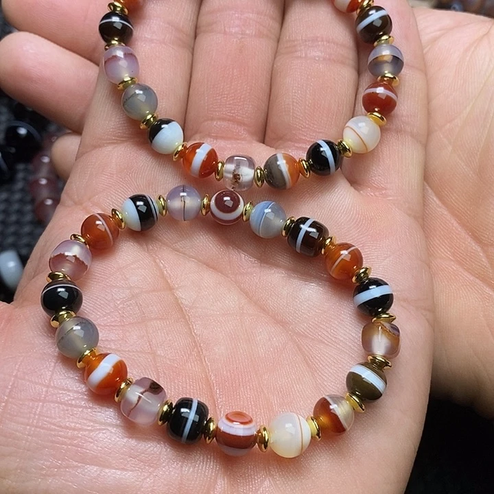 玛瑙/玉髓未镶嵌手链美****！