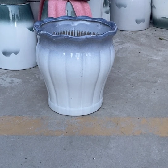 渐变灰南瓜大号口32高36福利