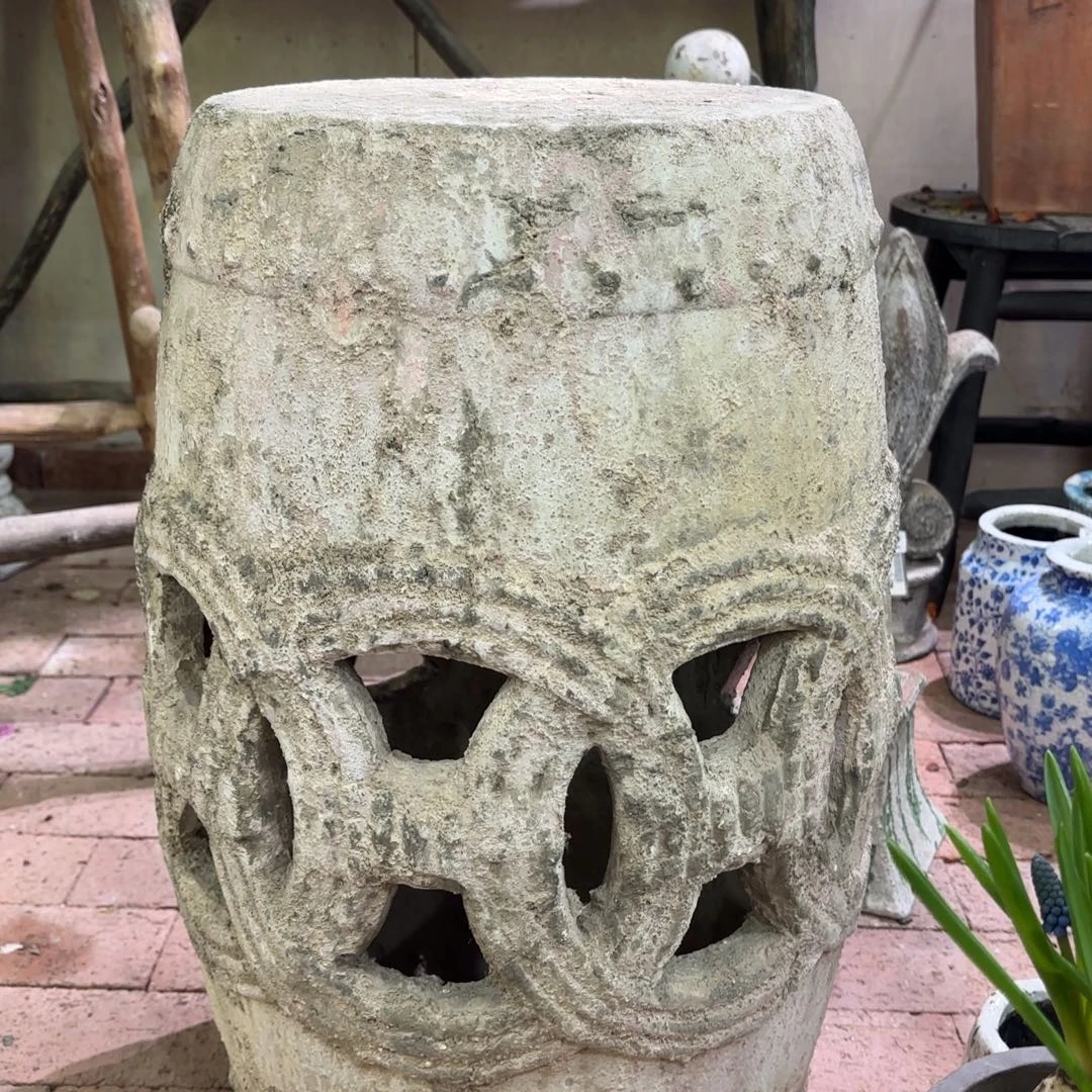 许纯大花房 老货镂空 鼓