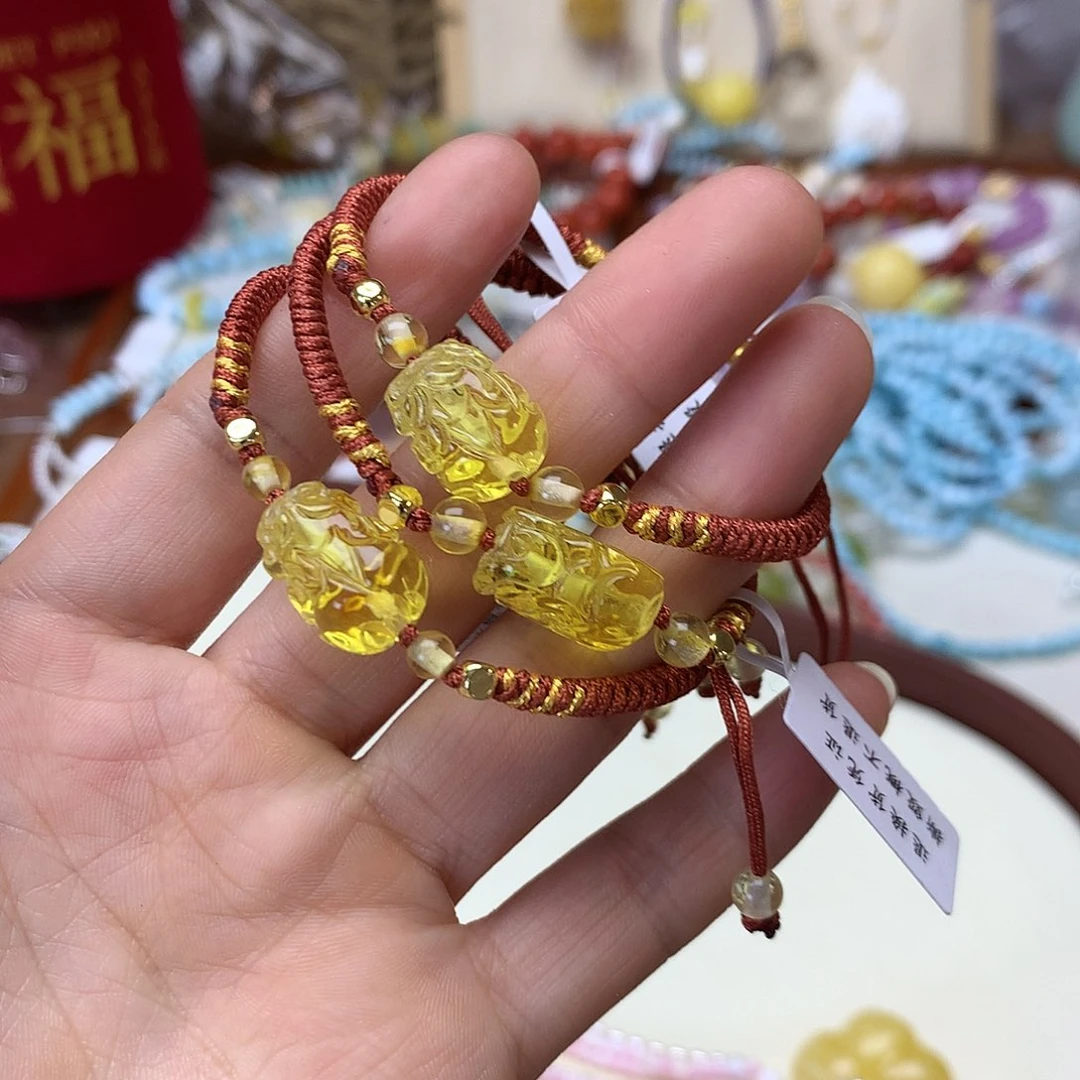 蜜蜡颈饰未镶嵌项链