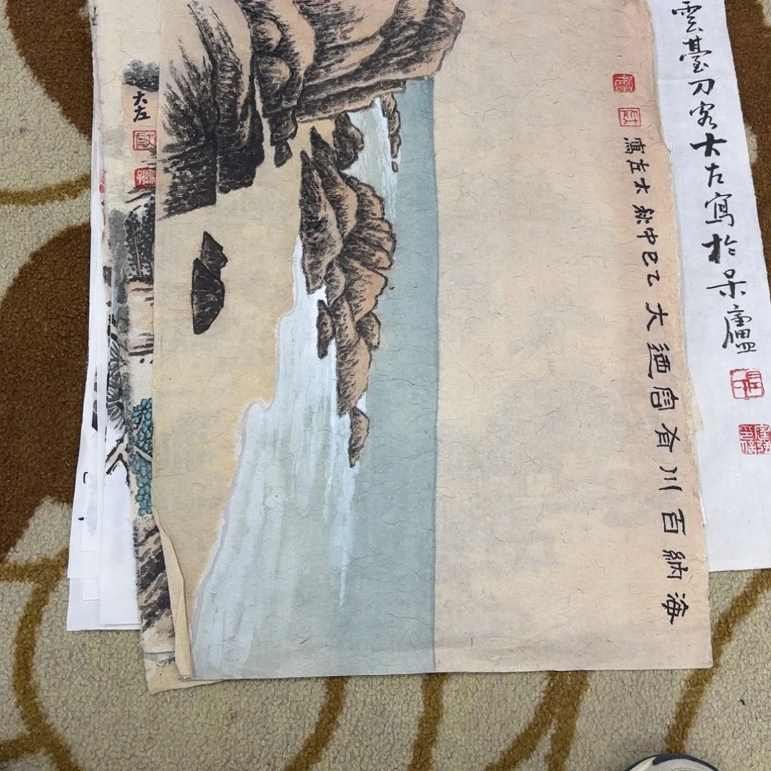 国画左庭强小品艺