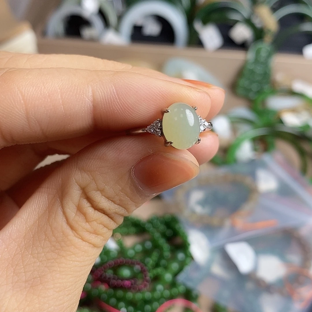 和田玉戒指合金戒指