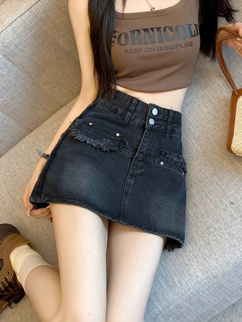 时（直播间贴号拍)时尚百搭短裙半身裙