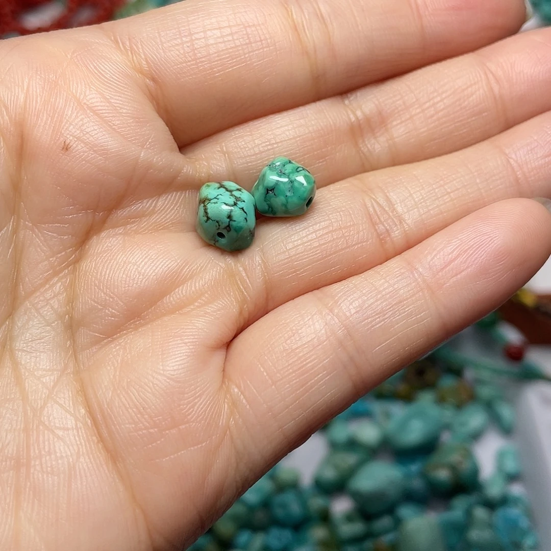 心***开绿松石未镶嵌手链