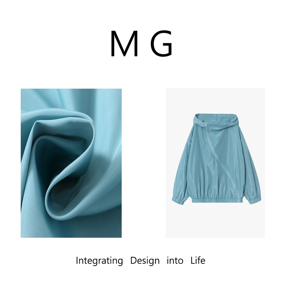 毛毛：《弯刀防晒》  新款定制户外系列不规则休闲防晒外套MG-J058