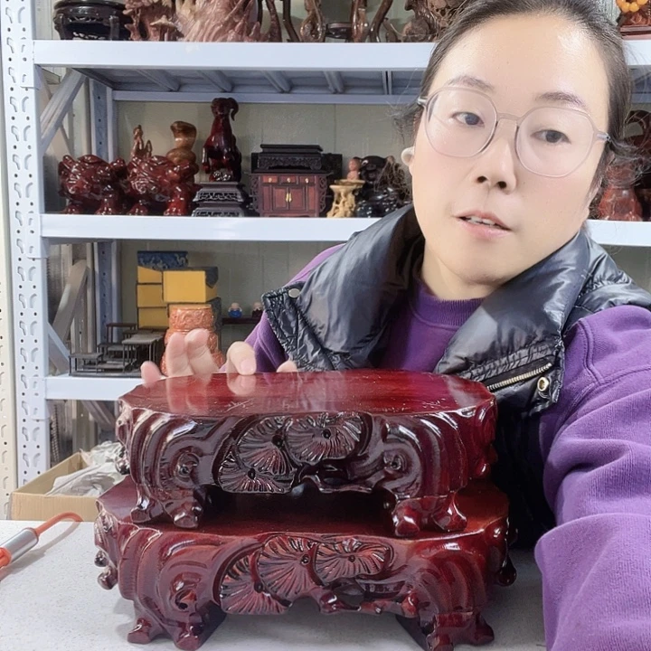 牡***丹木A越南马拉丝实木底座