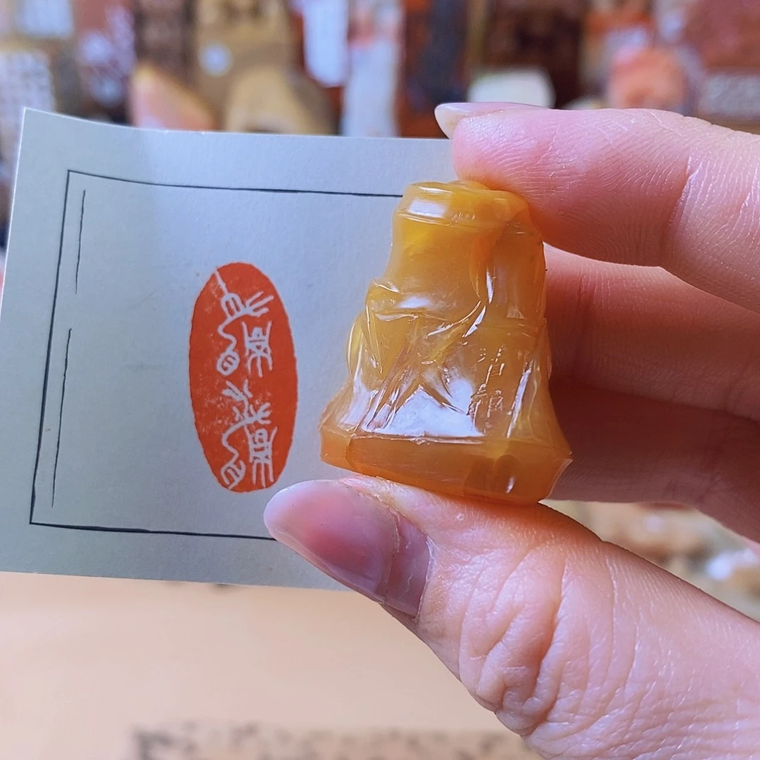 昌化石印石5892 手工篆刻作品