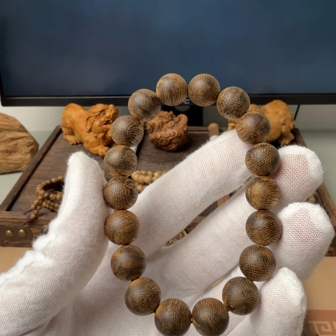 沉香碎屑沉香柬埔寨棋楠种1.1cm单圈