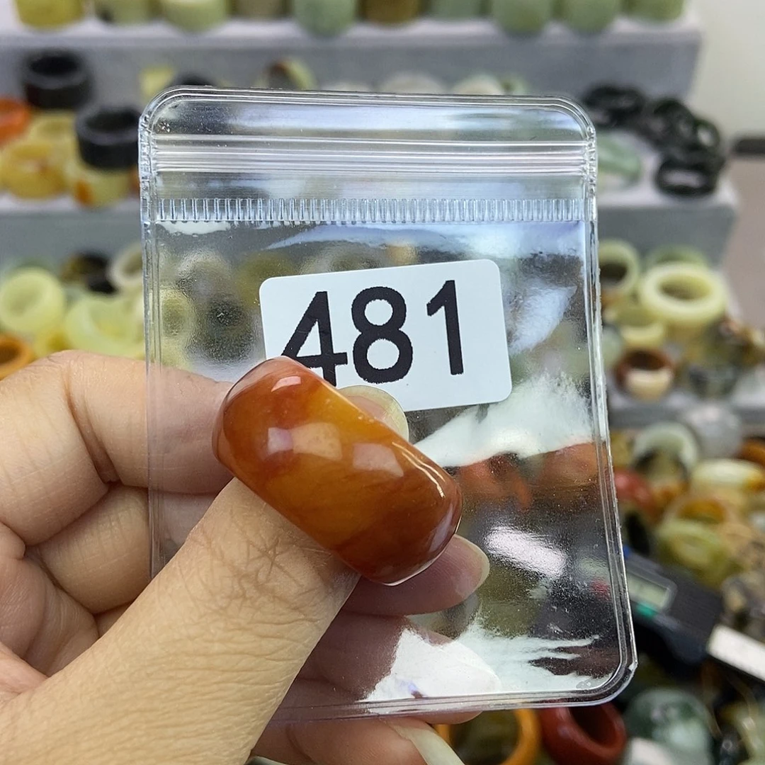 ****️蛇纹石玉未镶嵌戒指