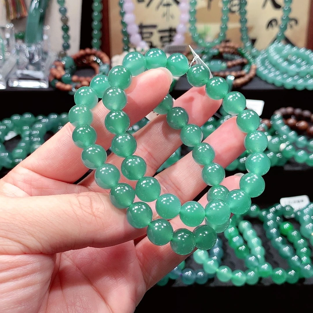 中***香翡翠未镶嵌手链卡10