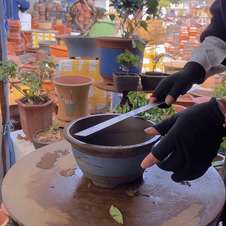 紫砂宜兴紫砂花盆13