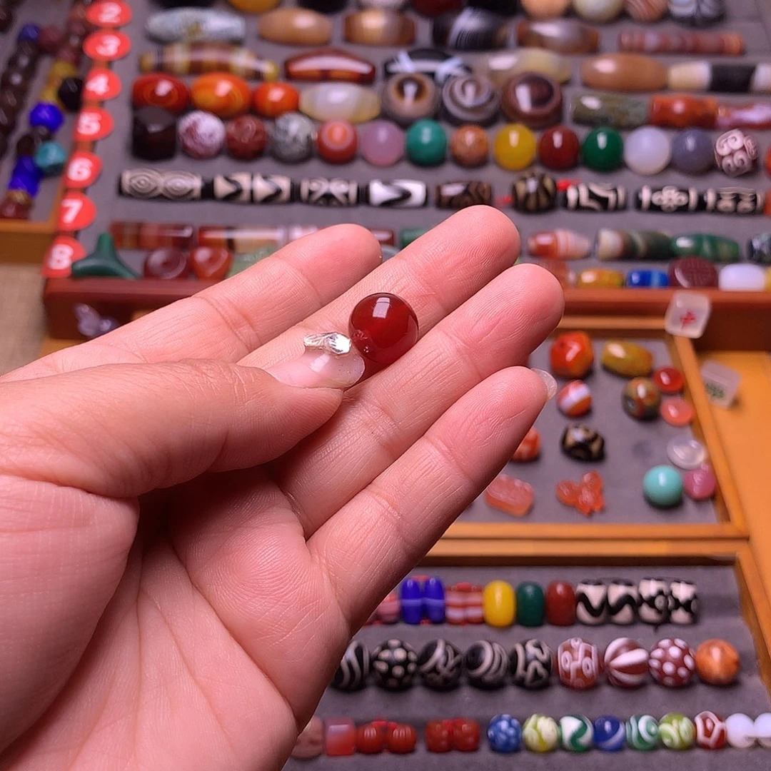 文***童玛瑙/玉髓未镶嵌颈饰