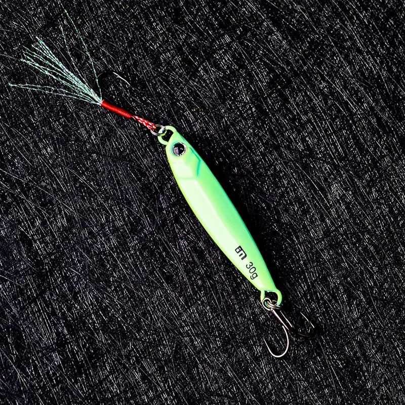 皮皮列橱窗专属巴斯曼技戈04夜光板爆亮持久25克30克刀鱼飘落铁板