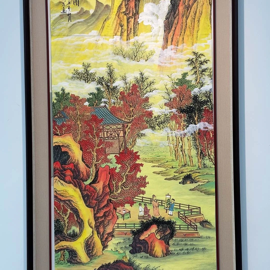 国画凌行志手绘作品