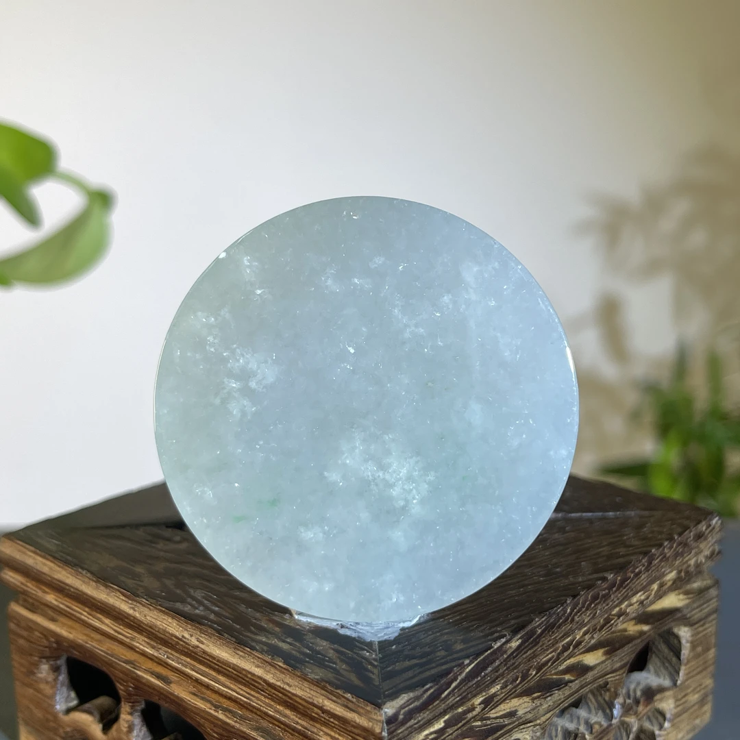 JXB14-55 天然缅甸A货翡翠 无事牌