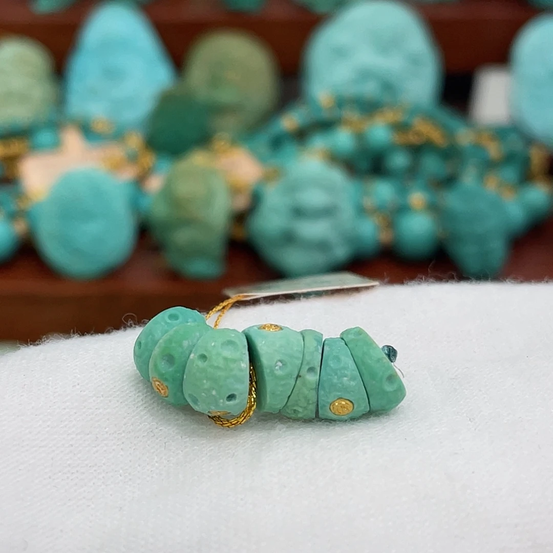 绿松石未镶嵌珠宝半成品