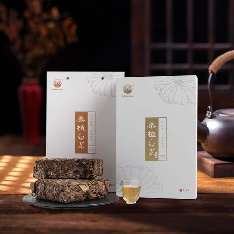 湖南张家界桑植县白茶茶砖1000g