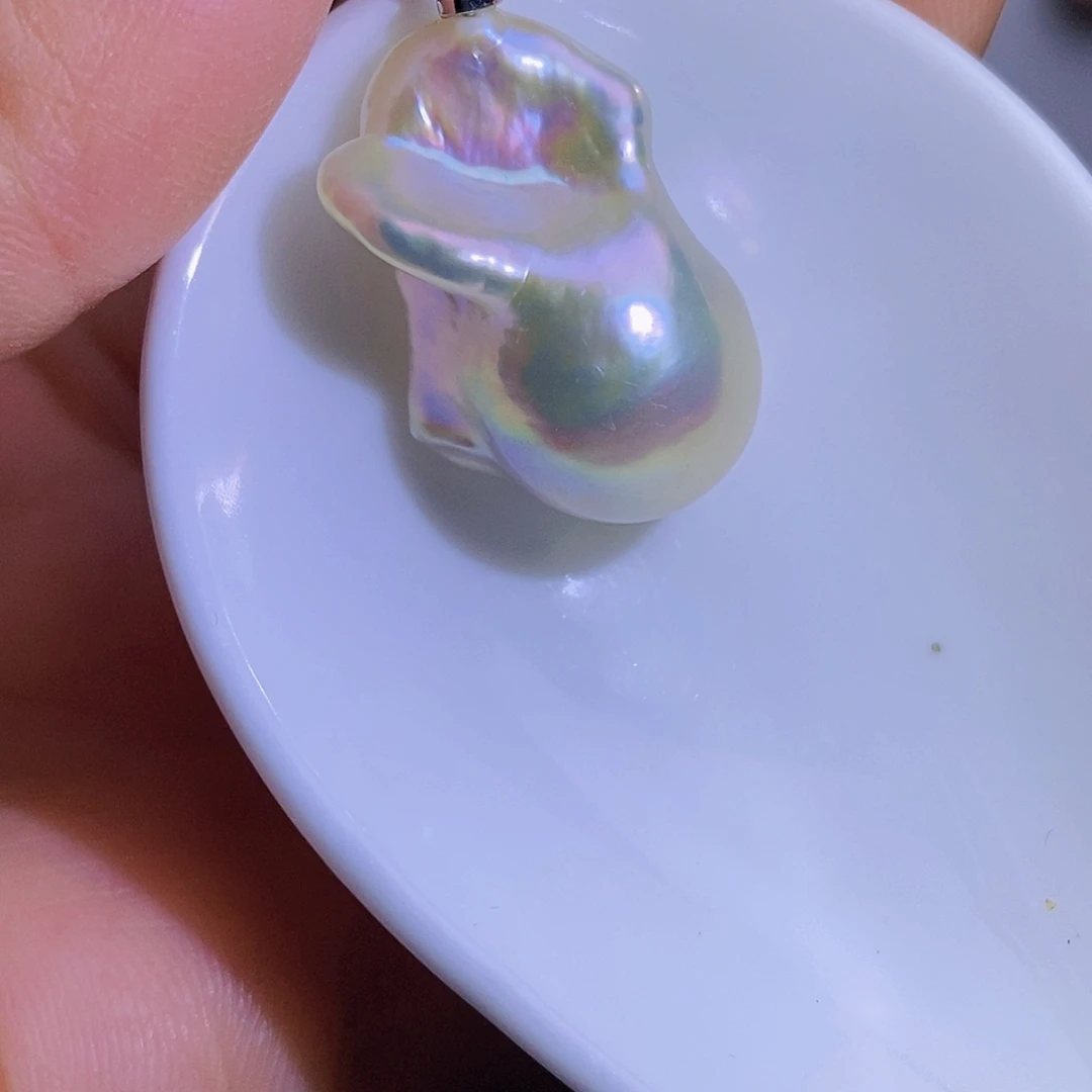 淡水珍珠银S925镶嵌淡水珍珠