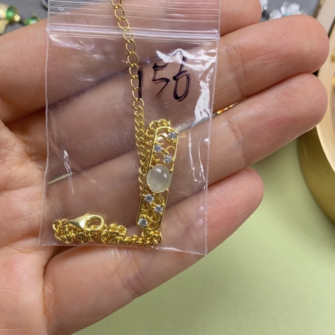 爱***猫戒指蓝晶石银S925镶嵌