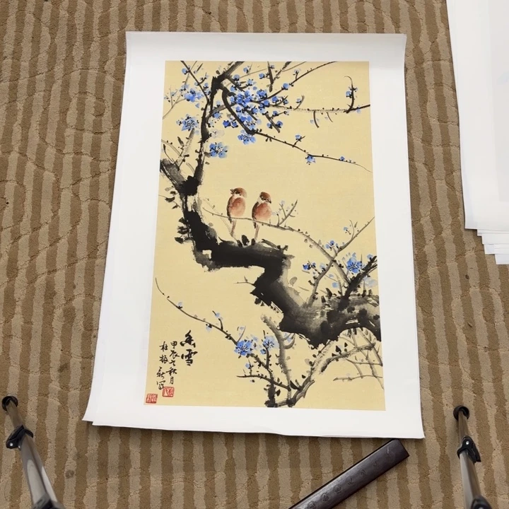 国画花鸟等多种形式