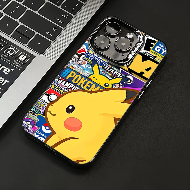 皮卡丘适用iphone16苹果15promax手机壳14防摔13保护套12磨砂11潮