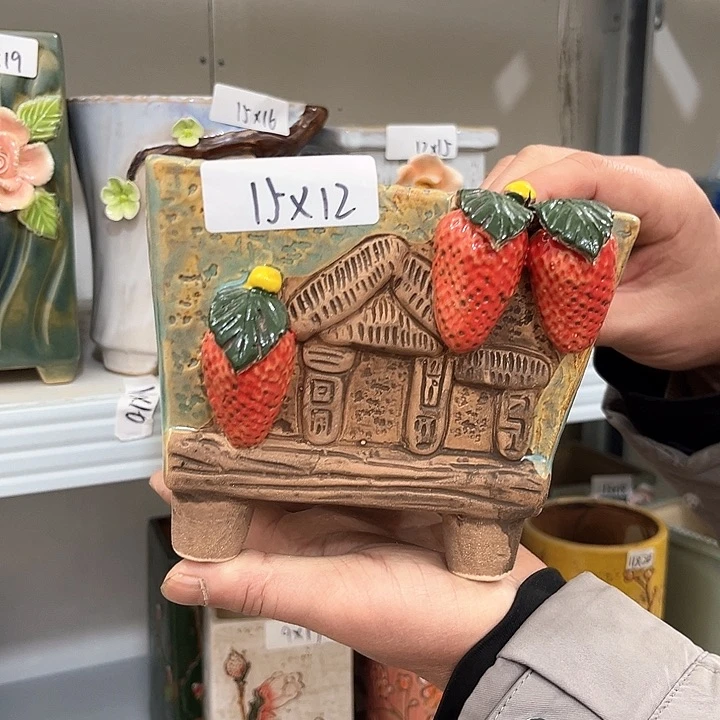 红陶粗陶花瓶粗陶花瓶