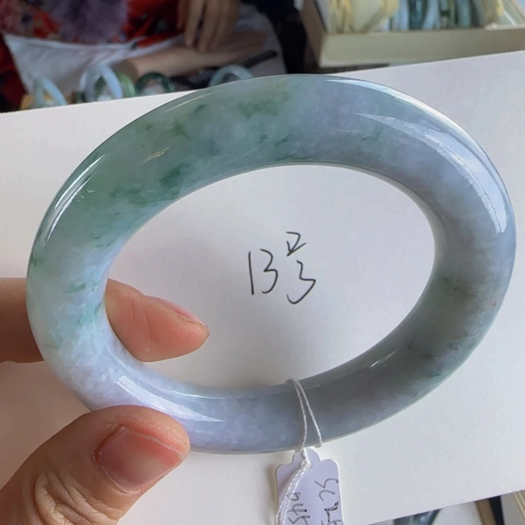 翡翠手镯未镶嵌老坑55.5。12.5