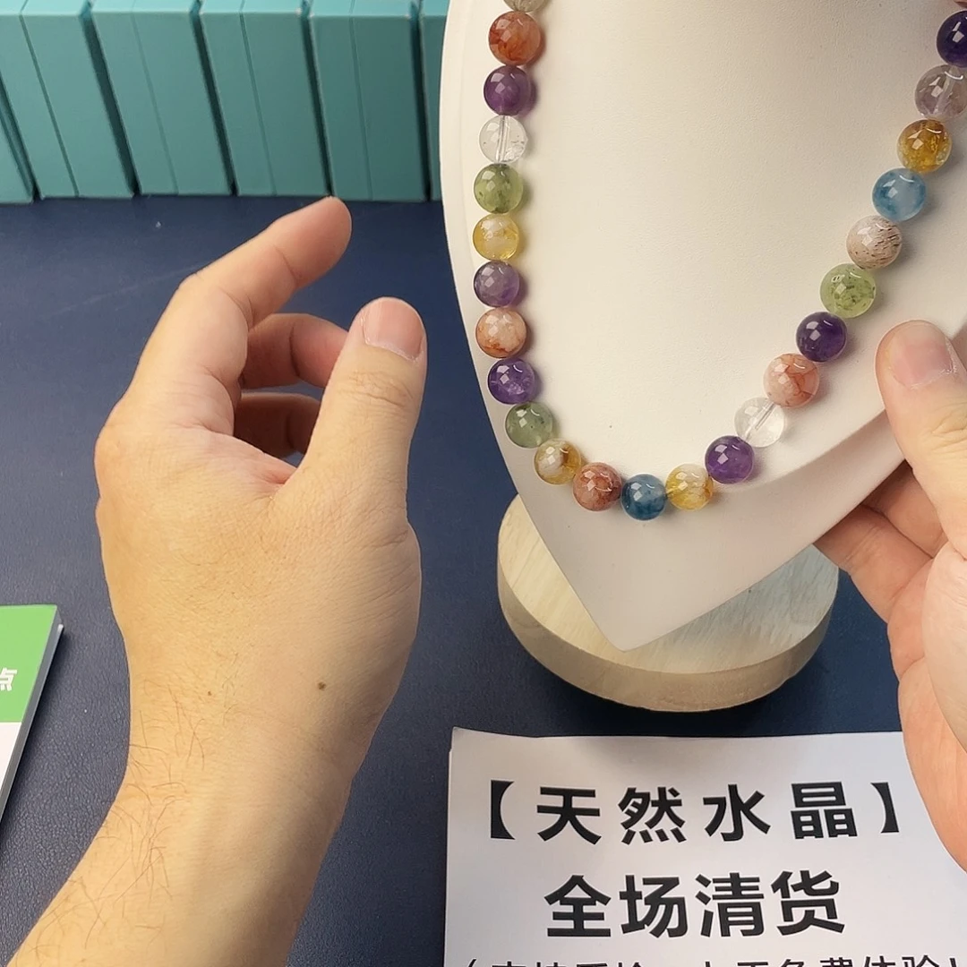 水晶银S925镶嵌手链