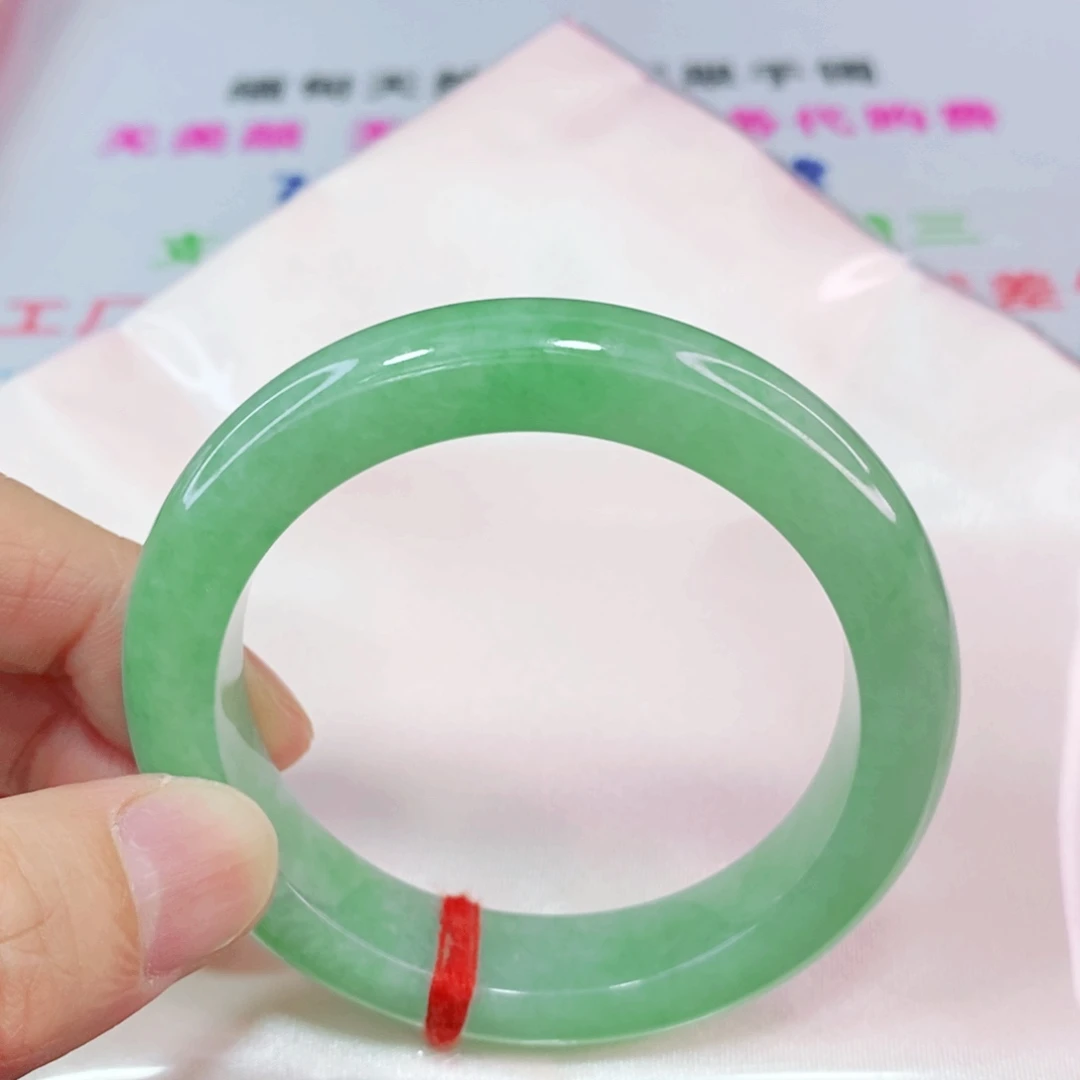 未镶嵌手镯翡翠51圈口正圈