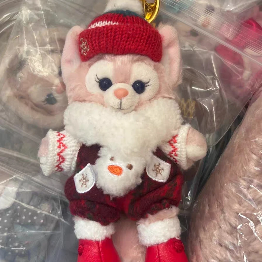 上迪乐园正品 圣诞玲娜贝儿毛绒挂件